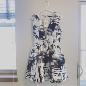 Black and white dress